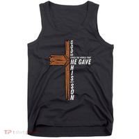God So Loved The World John 3 16 Christian Tank Top thumb 0
