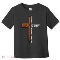 God So Loved The World John 3 16 Christian Toddler T-Shirt thumb 0
