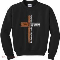 God So Loved The World John 3 16 Christian Kids Sweatshirt thumb 0
