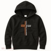 God So Loved The World John 3 16 Christian Kids Hoodie thumb 0