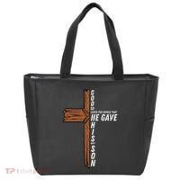 God So Loved The World John 3 16 Christian Tote Bag thumb 0