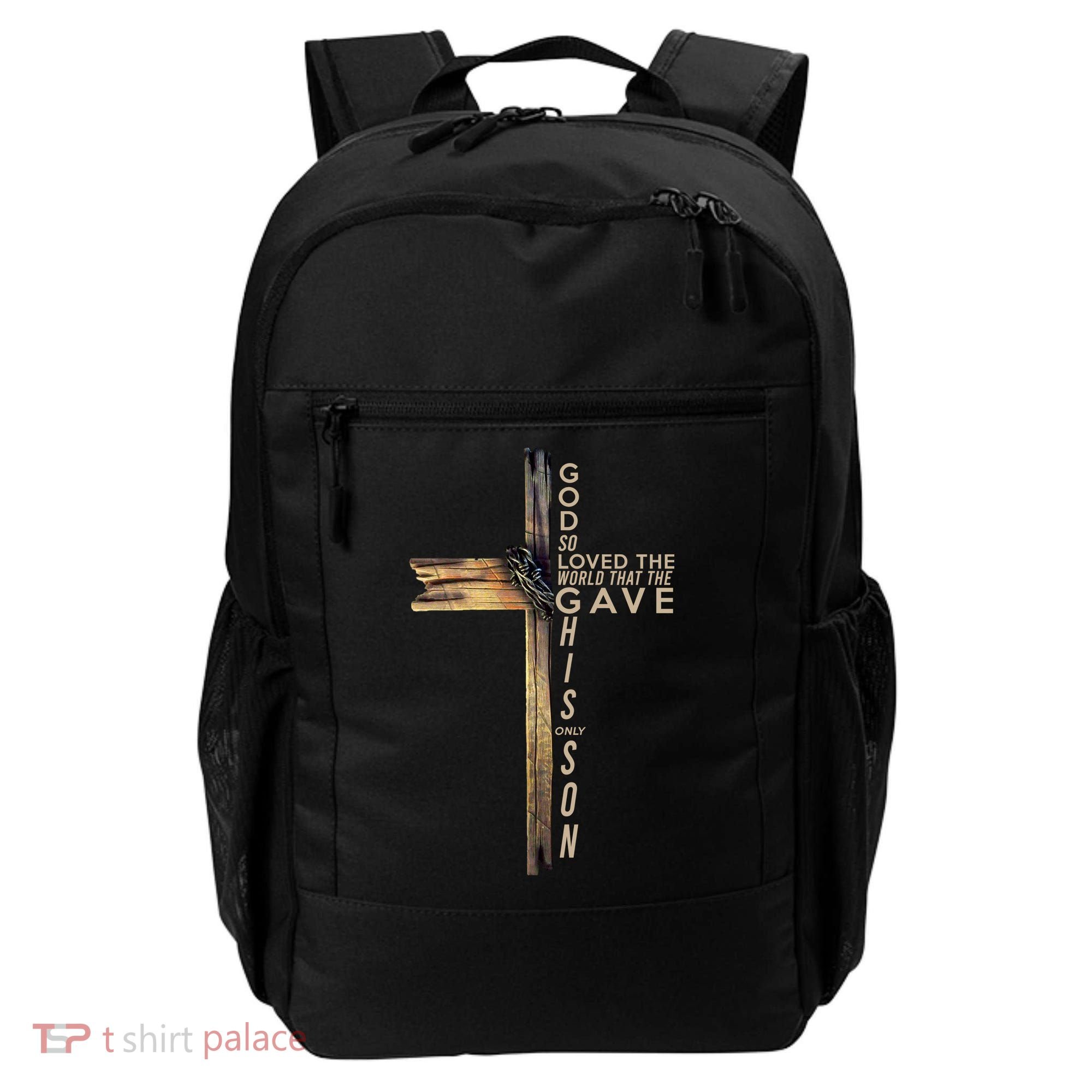 God So Loved The World That He Gave His Only Son Backpack