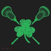 Green Shamrock Lacrosse Irish St. PatrickS Day Women's Sweatshirt thumb 2