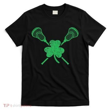 Green Shamrock Lacrosse Irish St. PatrickS Day T-Shirt