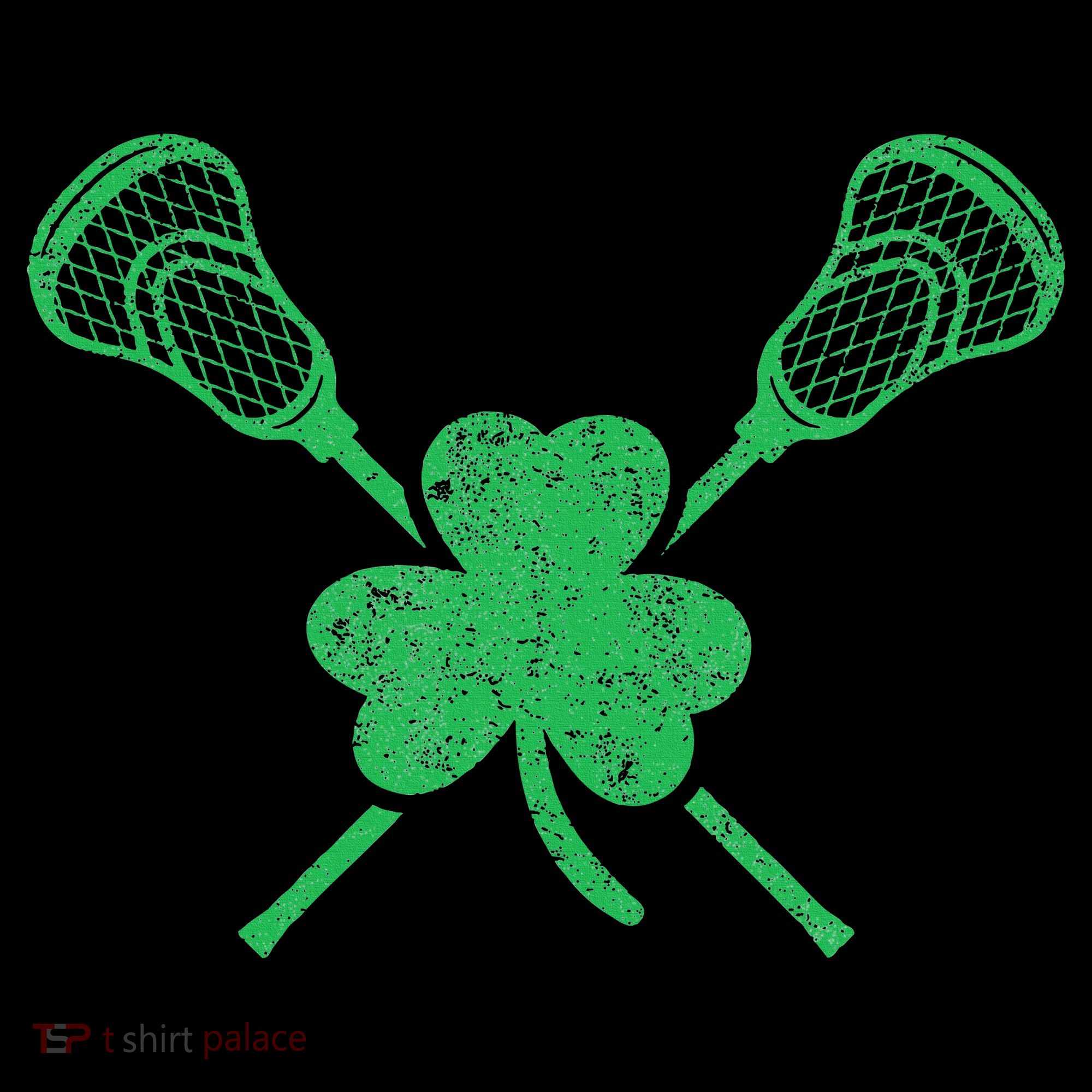 Green Shamrock Lacrosse Irish St. PatrickS Day Women's Hoodie