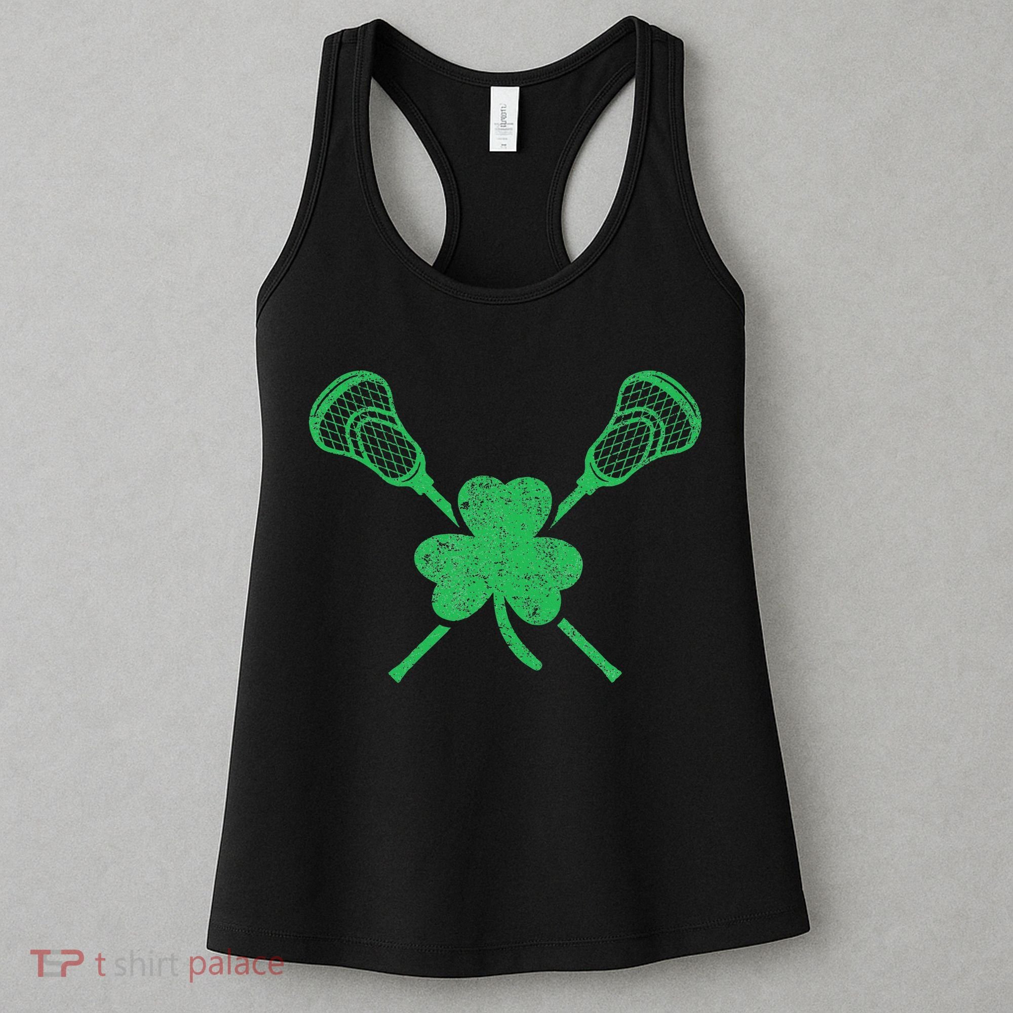 Green Shamrock Lacrosse Irish St. PatrickS Day Women's Tank Top