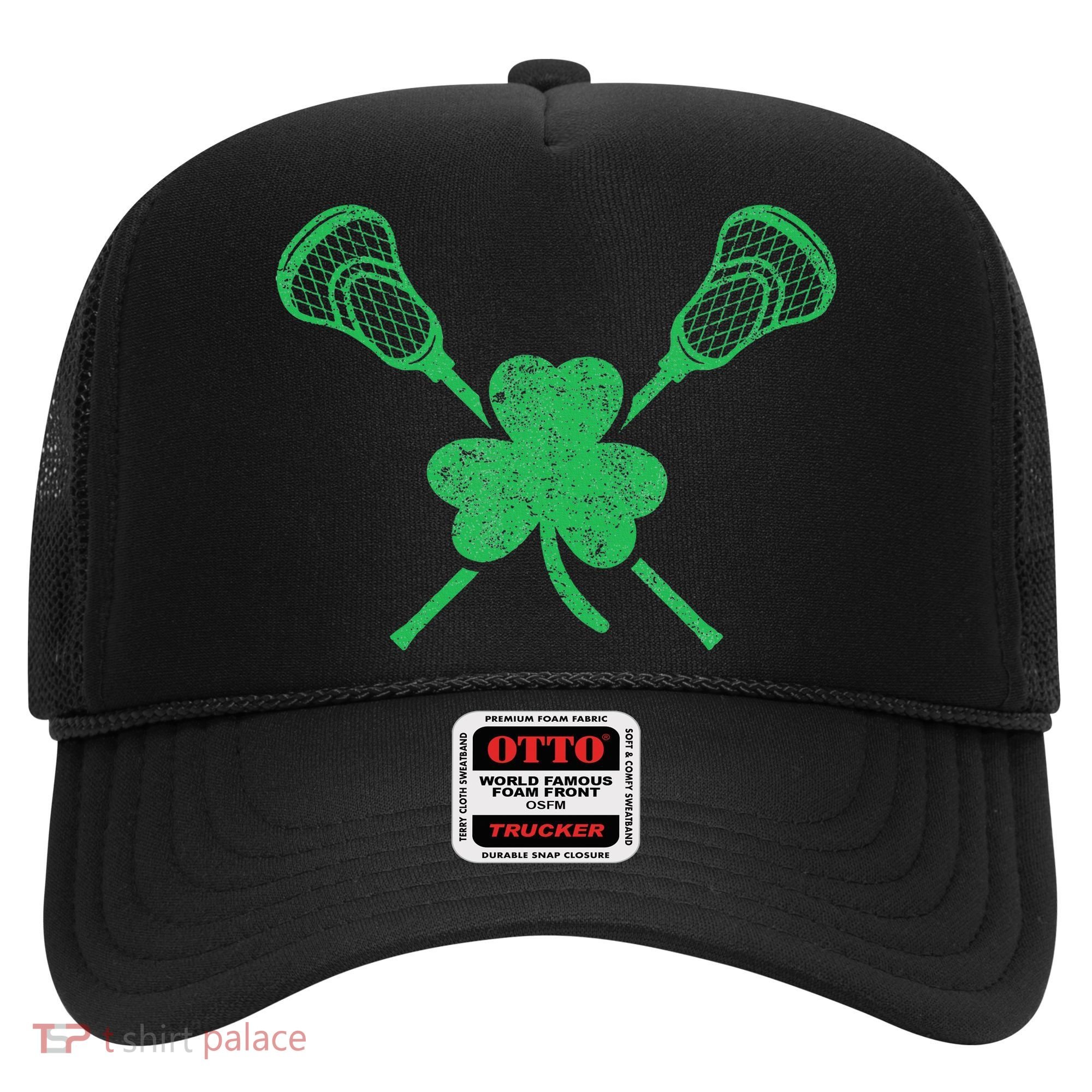 Green Shamrock Lacrosse Irish St. PatrickS Day Hat