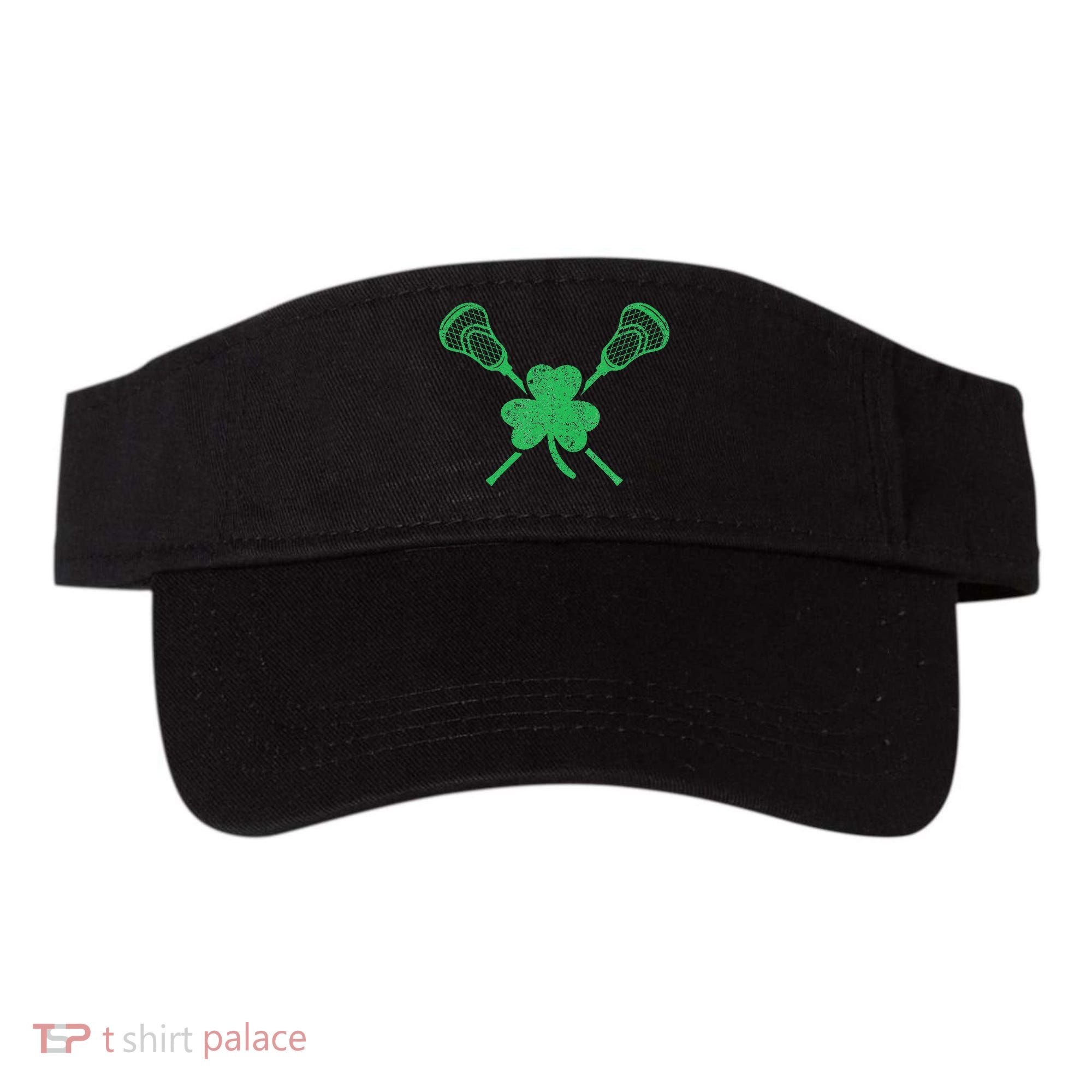 Green Shamrock Lacrosse Irish St. PatrickS Day Visor