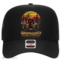 Grandpa Squatch Like A Grandpa Just Way More Squatchy Retro Hat thumb 0