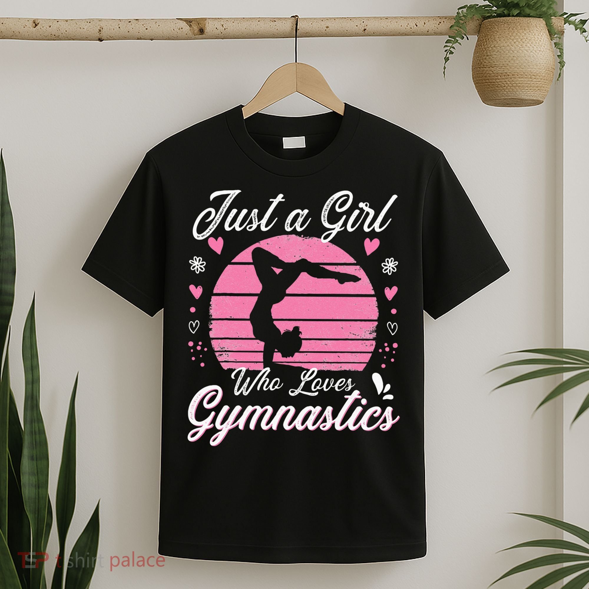 Gymnastic Sport Lover Just A Girl Who Loves Gymnastics T-Shirt