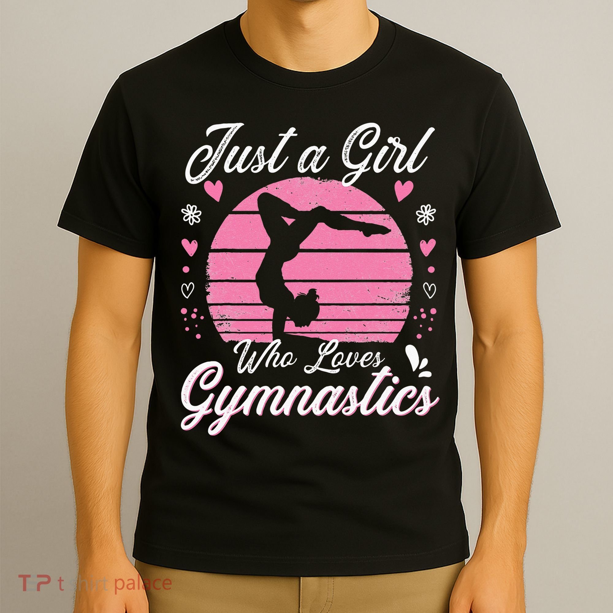 Gymnastic Sport Lover Just A Girl Who Loves Gymnastics T-Shirt
