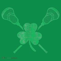 Green Shamrock Lacrosse Irish St Patrick's Day Sweatshirt thumb 3