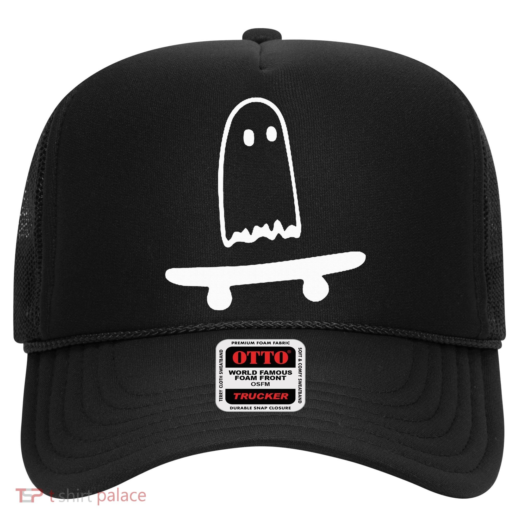 Ghost Skateboard Lazy Halloween Costume Hat