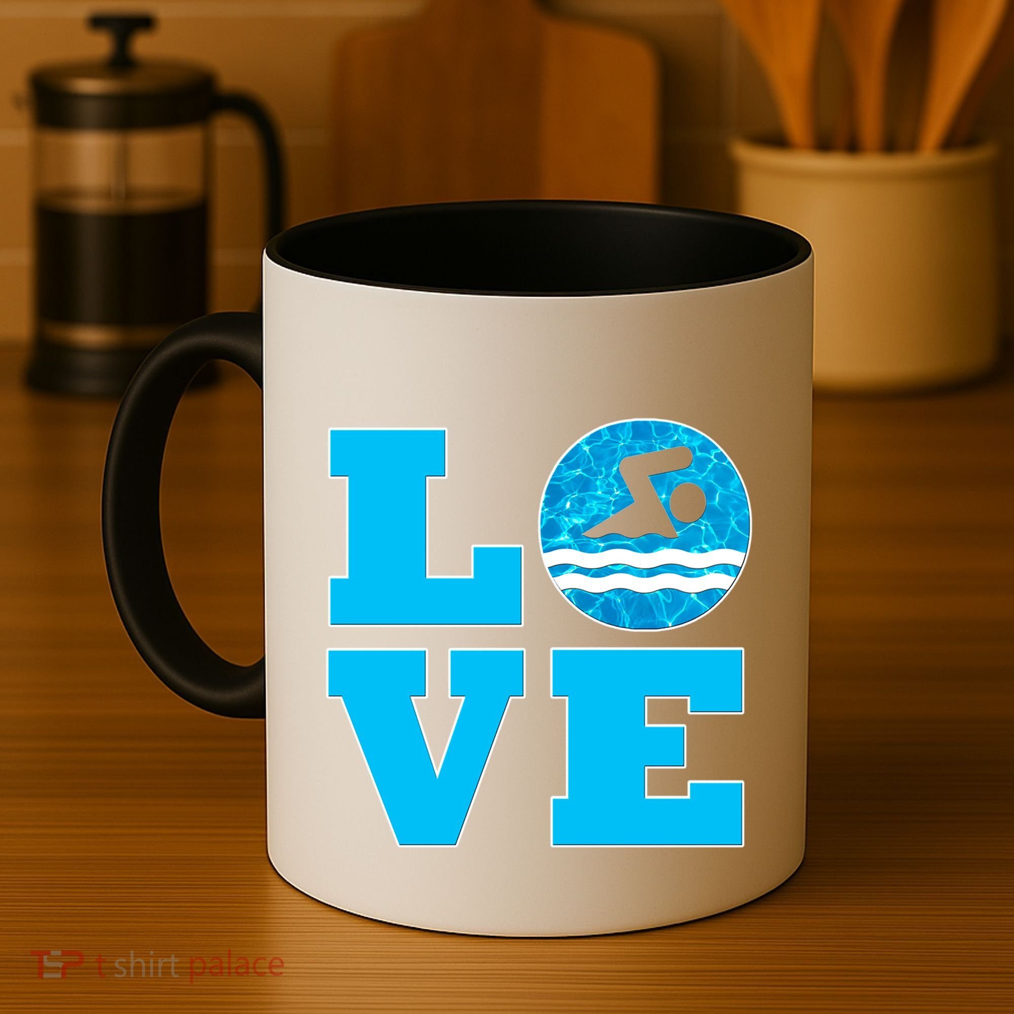 Gift Swim Love For Swimmers & Swimming Coffee Mug