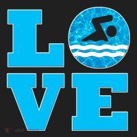 Gift Swim Love For Swimmers & Swimming Beanie thumb 2
