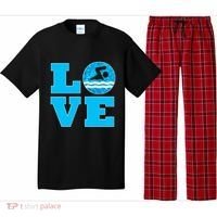 Gift Swim Love For Swimmers & Swimming Pajama Set thumb 0