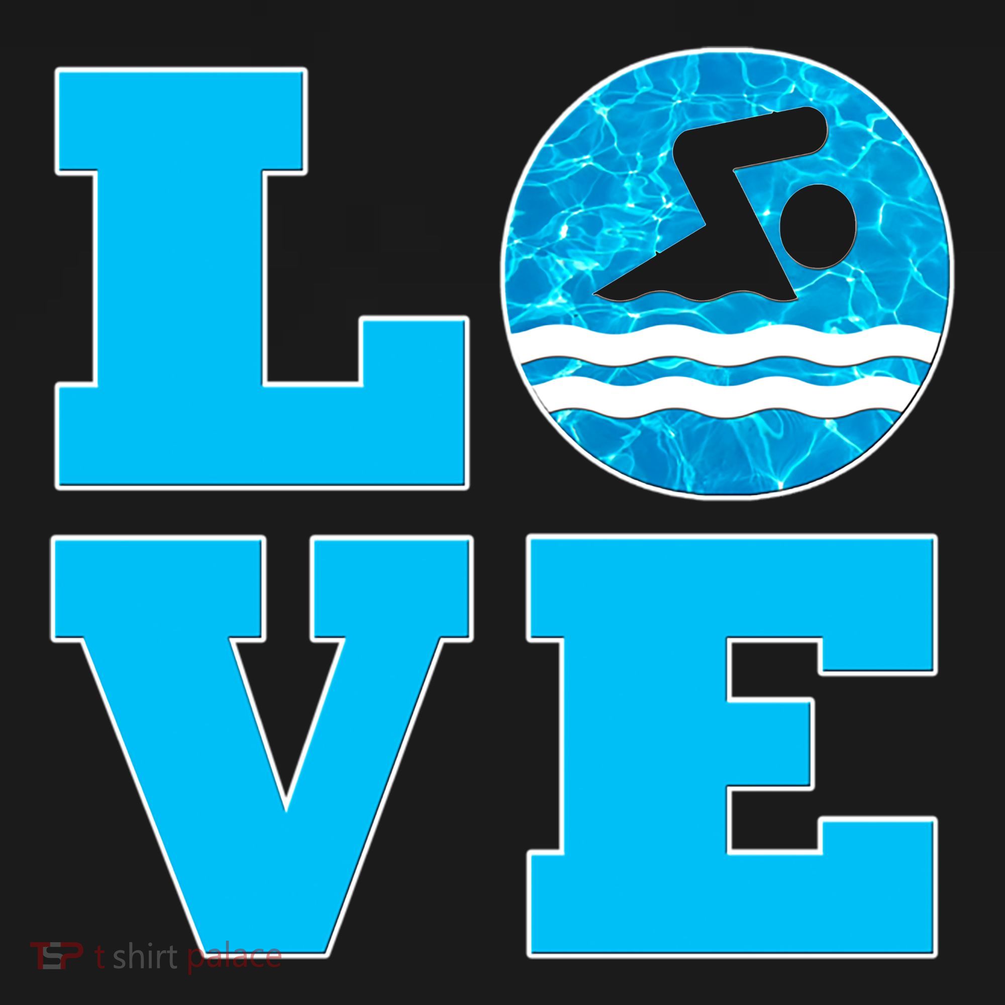 Gift Swim Love For Swimmers & Swimming Women's Hoodie