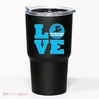 Gift Swim Love For Swimmers & Swimming Tumbler thumb 0