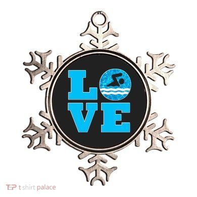 Gift Swim Love For Swimmers & Swimming Ornament