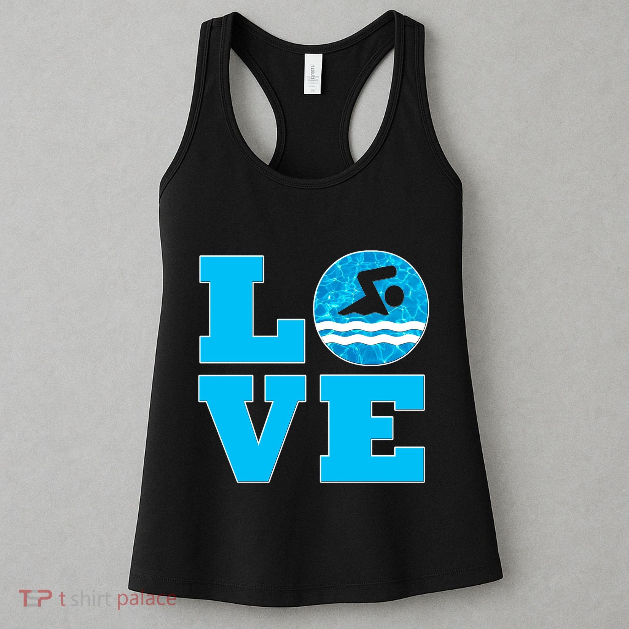 Gift Swim Love For Swimmers & Swimming Women's Tank Top