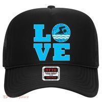 Gift Swim Love For Swimmers & Swimming Hat thumb 0