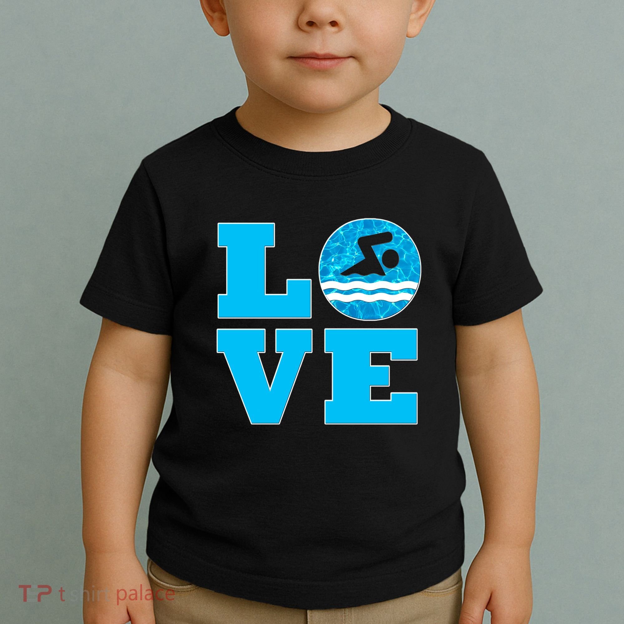 Gift Swim Love For Swimmers & Swimming Toddler T-Shirt