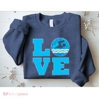 Gift Swim Love For Swimmers & Swimming Sweatshirt thumb 2