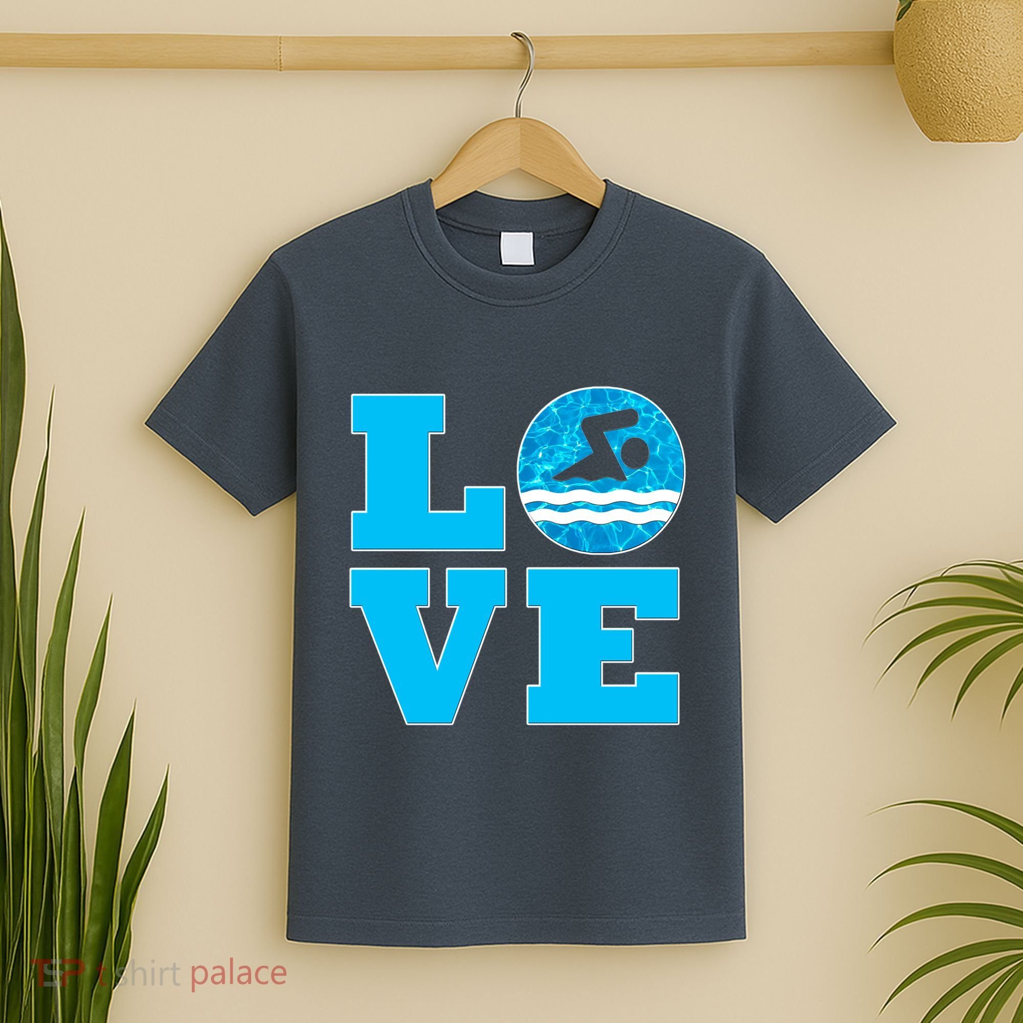 Gift Swim Love For Swimmers & Swimming T-Shirt