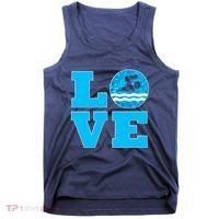 Gift Swim Love For Swimmers & Swimming Tank Top thumb 0