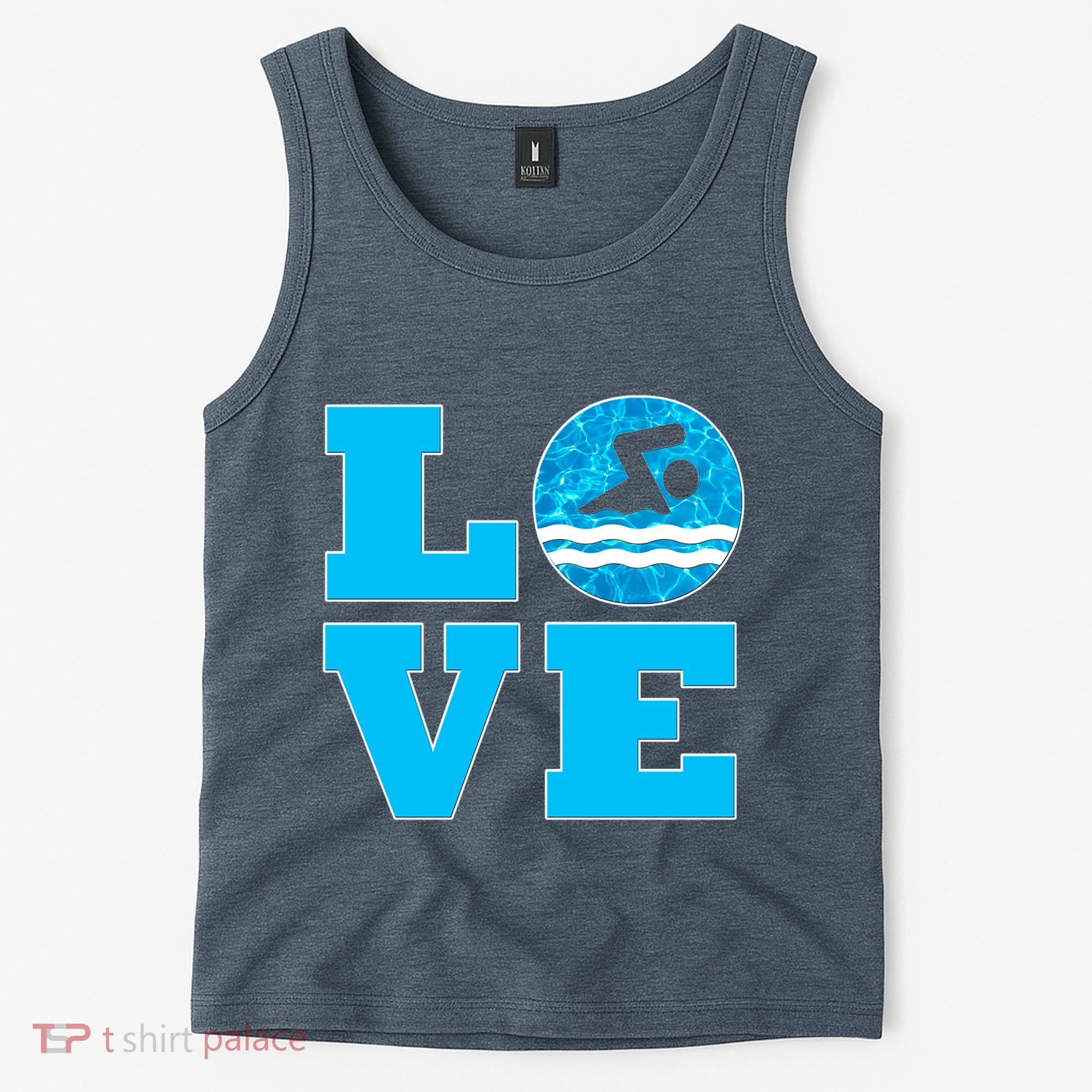 Gift Swim Love For Swimmers & Swimming Tank Top