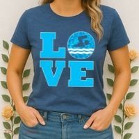 Gift Swim Love For Swimmers & Swimming Women's T-Shirt thumb 2