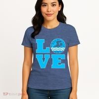 Gift Swim Love For Swimmers & Swimming Women's T-Shirt thumb 4