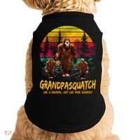 Grandpasquatch Sasquatch Like A Grandpa Just Way More Squatchy Doggie Tank thumb 0