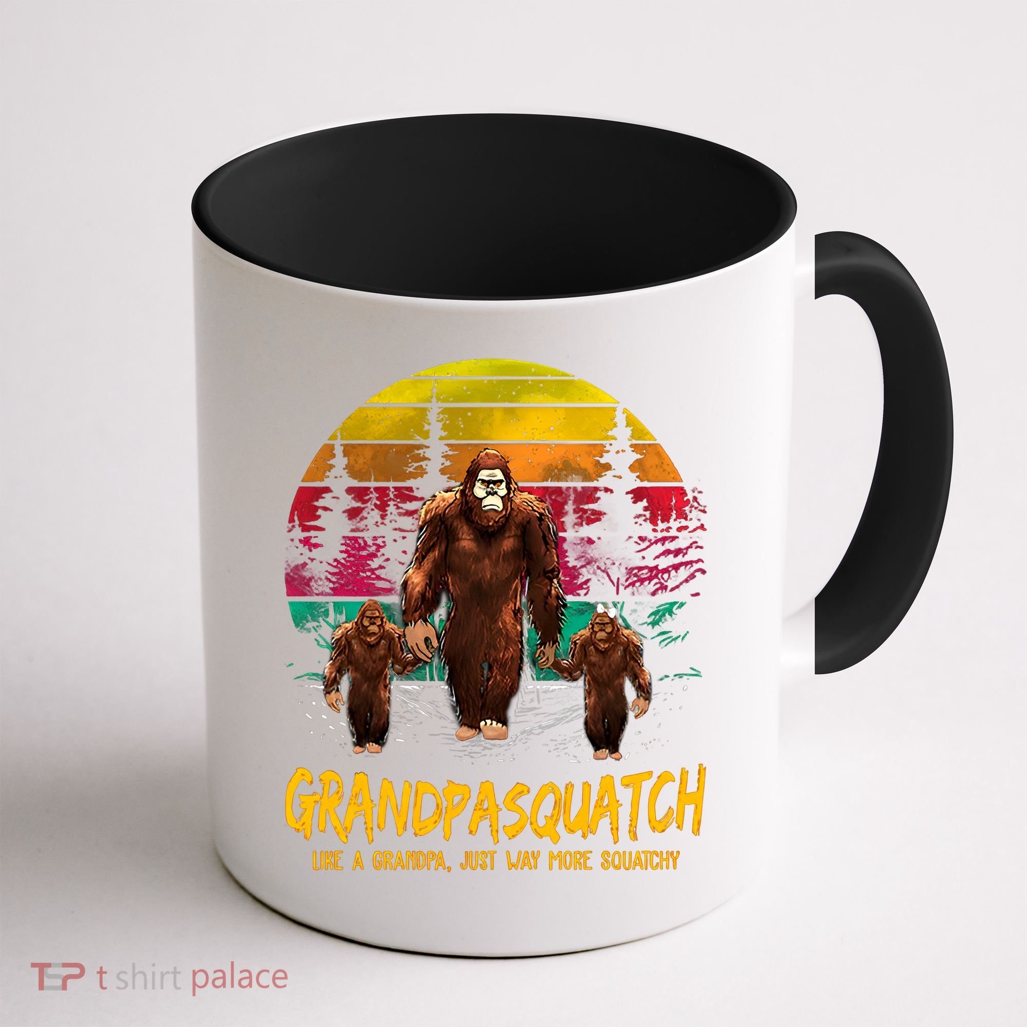 Grandpasquatch Sasquatch Like A Grandpa Just Way More Squatchy Coffee Mug
