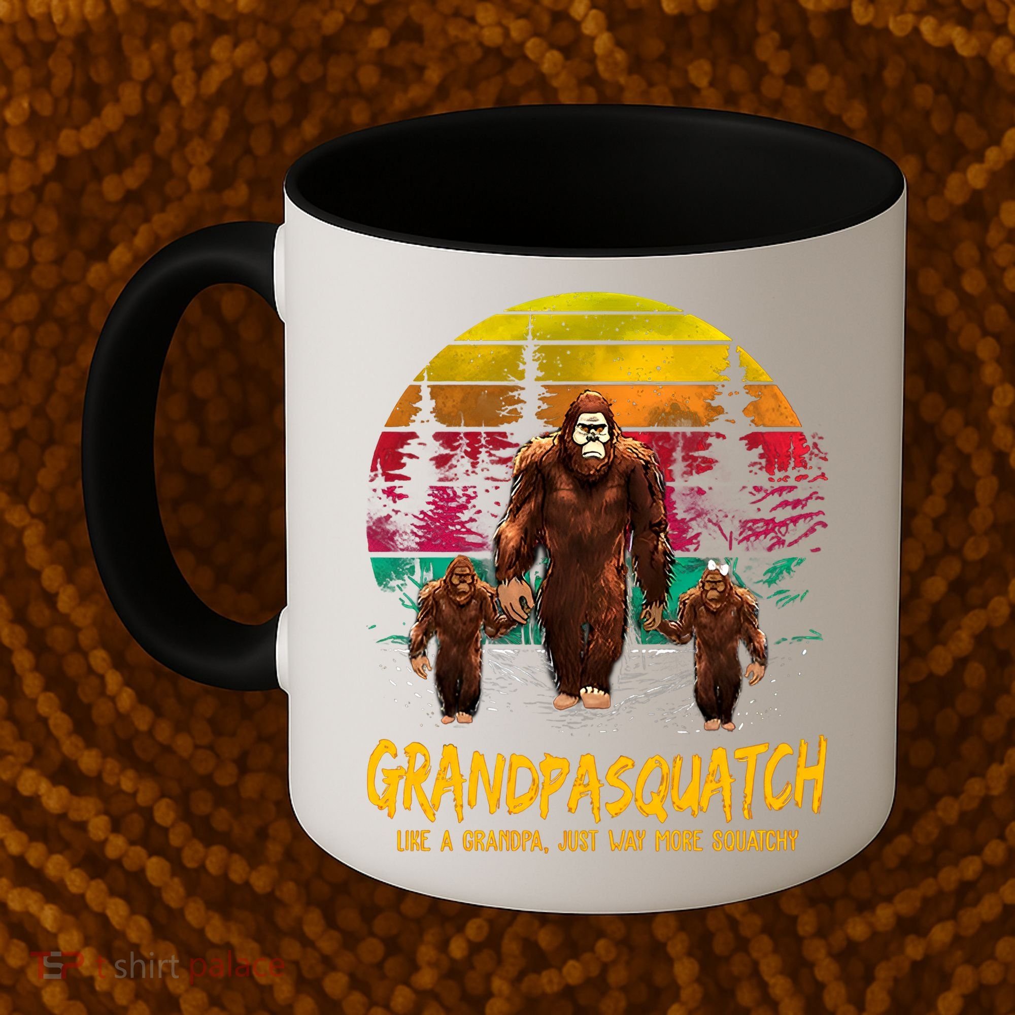 Grandpasquatch Sasquatch Like A Grandpa Just Way More Squatchy Coffee Mug