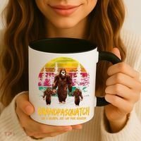 Grandpasquatch Sasquatch Like A Grandpa Just Way More Squatchy Coffee Mug thumb 3
