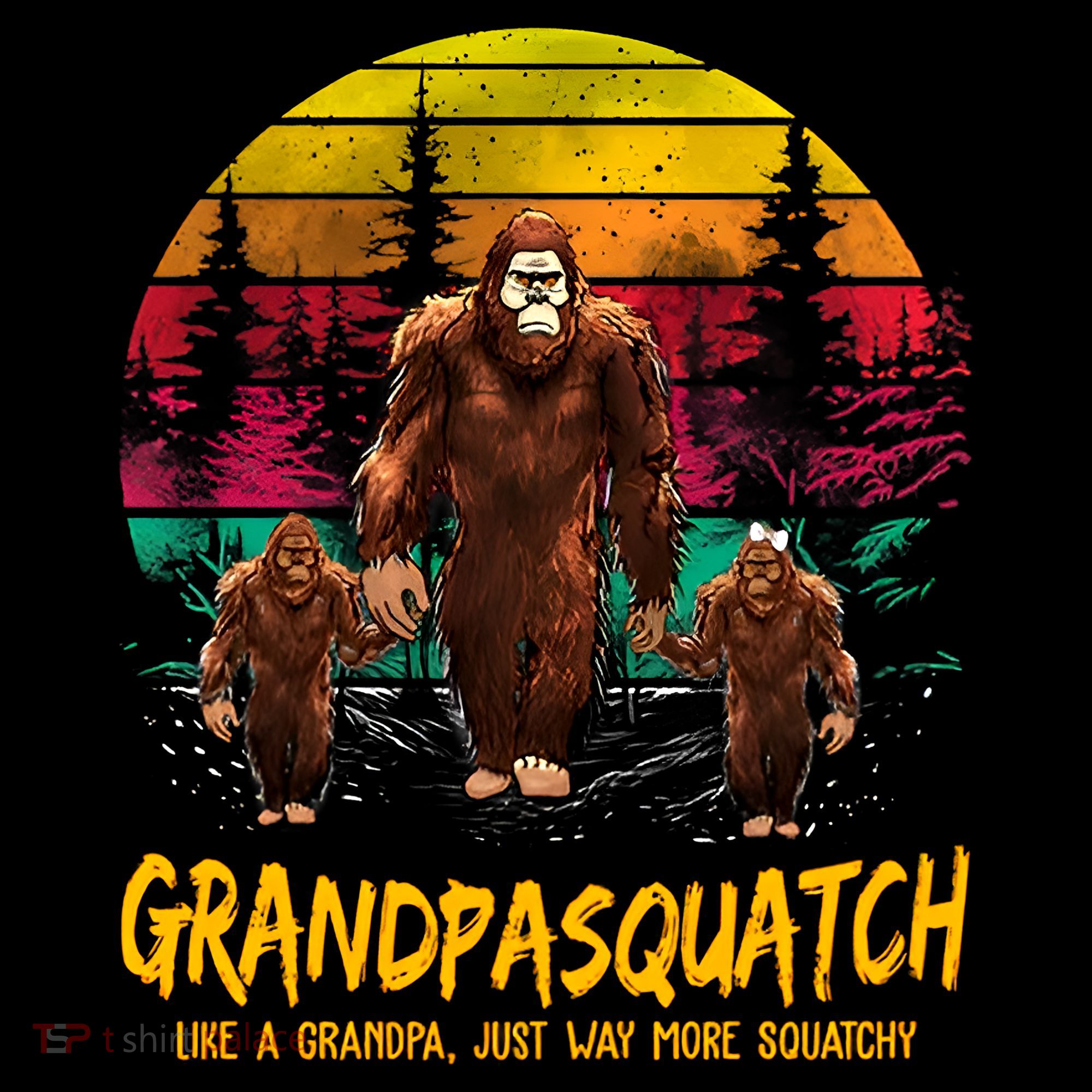 Grandpasquatch Sasquatch Like A Grandpa Just Way More Squatchy Women's Hoodie