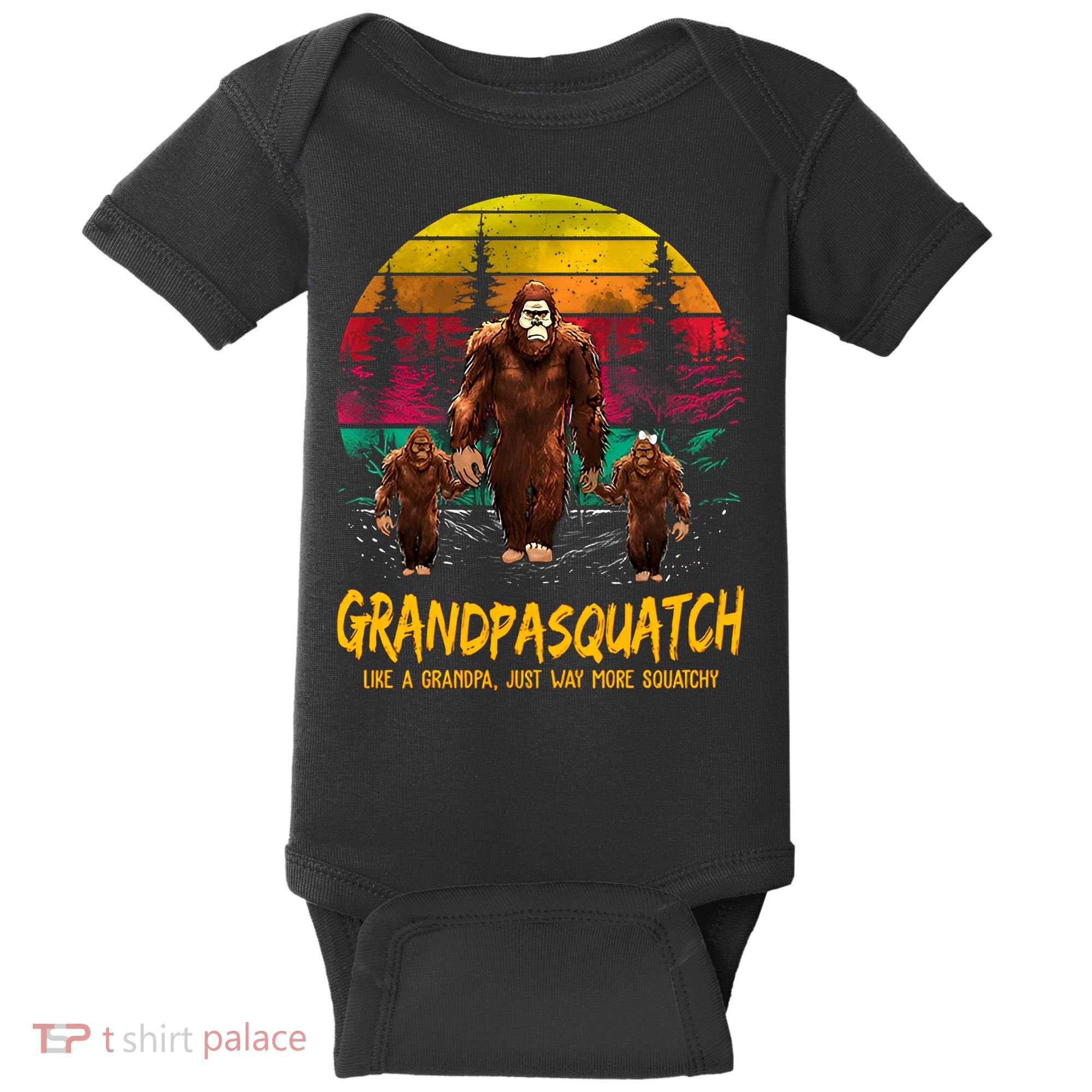 Grandpasquatch Sasquatch Like A Grandpa Just Way More Squatchy Baby Bodysuit