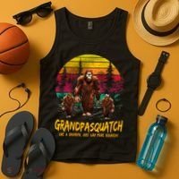 Grandpasquatch Sasquatch Like A Grandpa Just Way More Squatchy Tank Top thumb 4