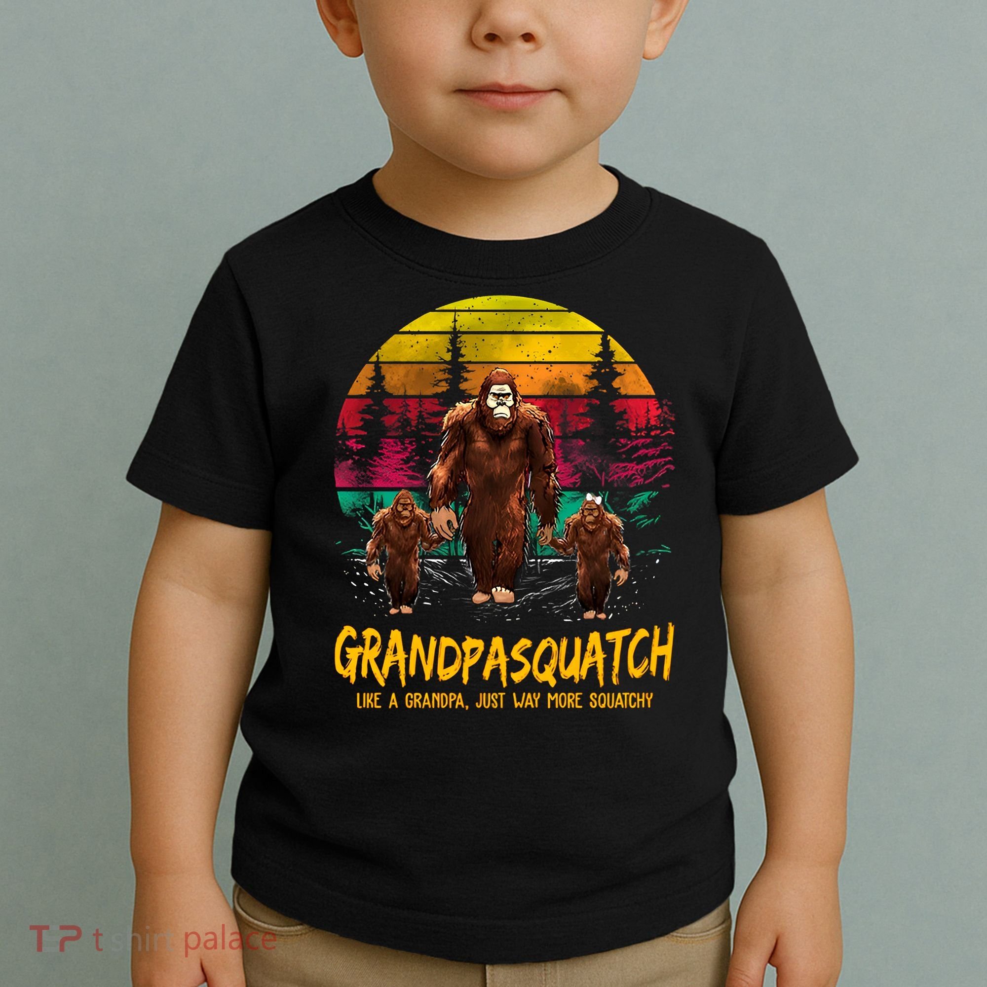 Grandpasquatch Sasquatch Like A Grandpa Just Way More Squatchy Toddler T-Shirt