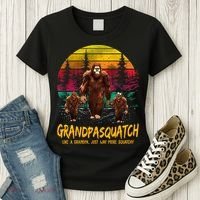 Grandpasquatch Sasquatch Like A Grandpa Just Way More Squatchy Women's T-Shirt thumb 3