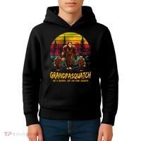 Grandpasquatch Sasquatch Like A Grandpa Just Way More Squatchy Kids Hoodie thumb 4