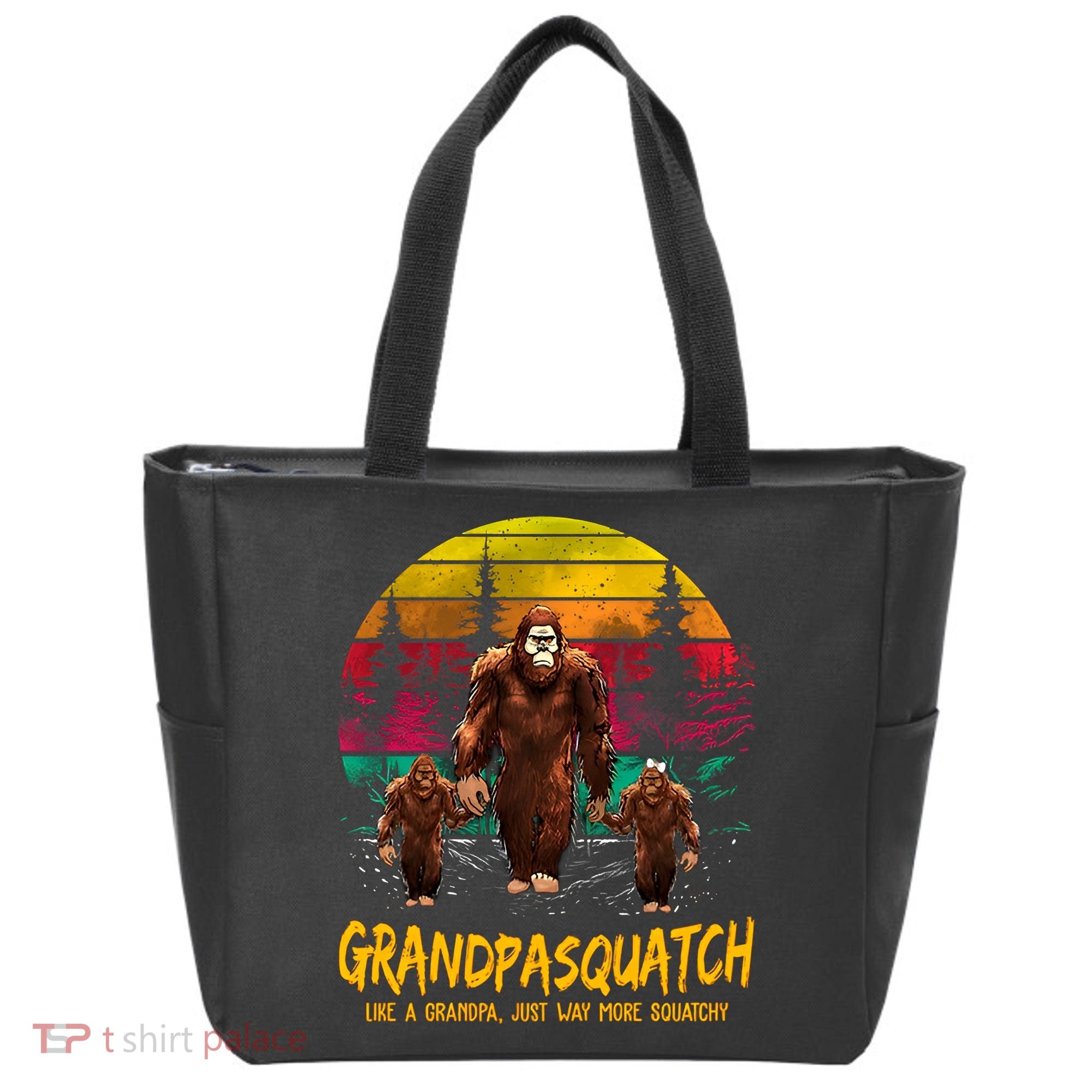 Grandpasquatch Sasquatch Like A Grandpa Just Way More Squatchy Tote Bag