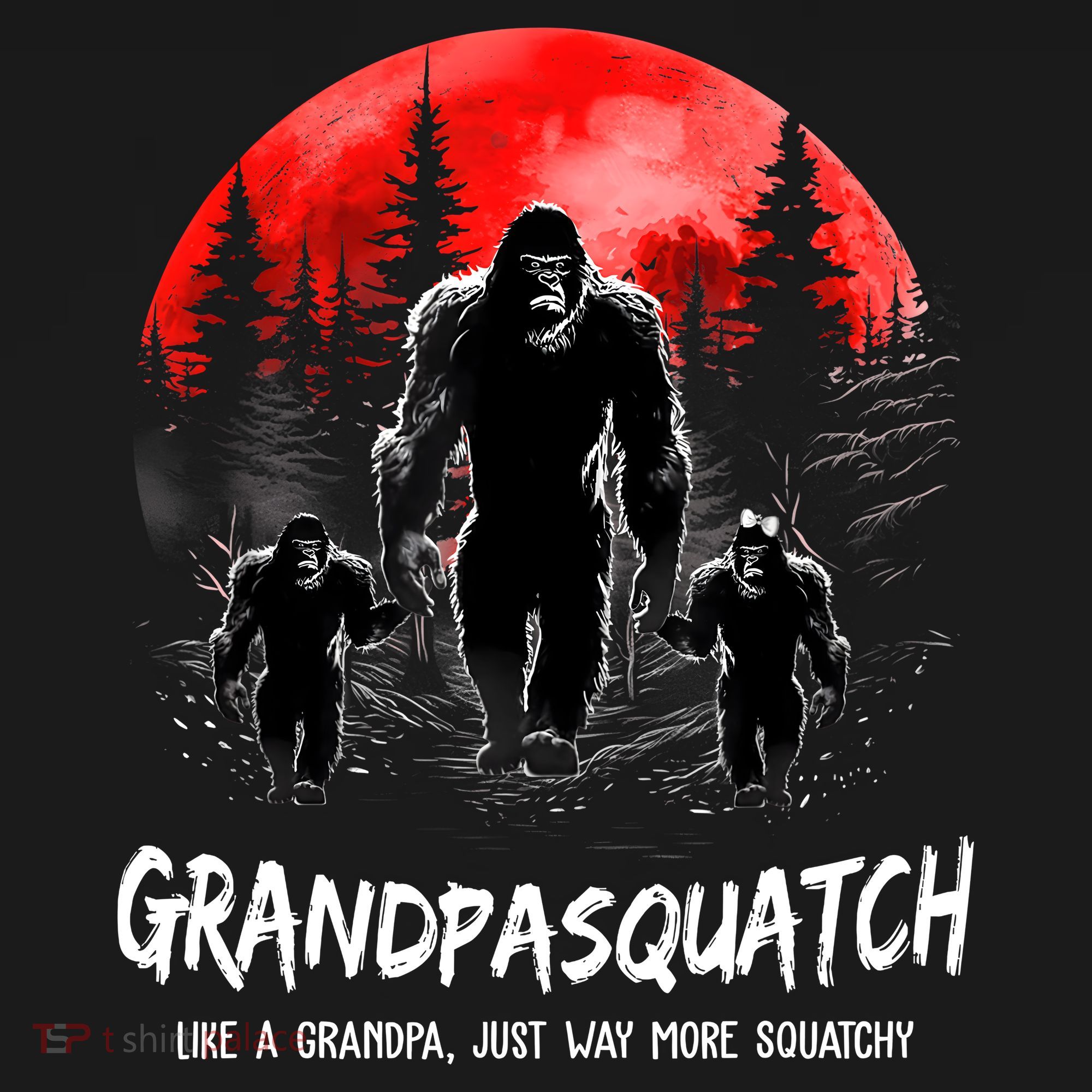 Grandpa Squatch Like A Grandpa Just Way More Squatchy Funny Coaster