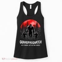 Grandpa Squatch Like A Grandpa Just Way More Squatchy Funny Women's Tank Top thumb 0