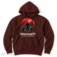 Grandpa Squatch Like A Grandpa Just Way More Squatchy Funny Hoodie thumb 0