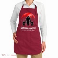Grandpa Squatch Like A Grandpa Just Way More Squatchy Funny Apron thumb 2