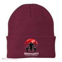 Grandpa Squatch Like A Grandpa Just Way More Squatchy Funny Beanie thumb 0