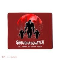 Grandpa Squatch Like A Grandpa Just Way More Squatchy Funny Mousepad thumb 0
