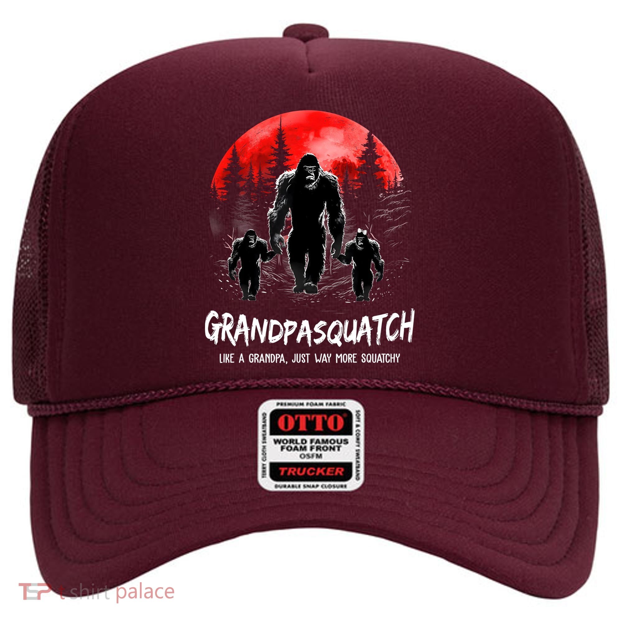 Grandpa Squatch Like A Grandpa Just Way More Squatchy Funny Hat